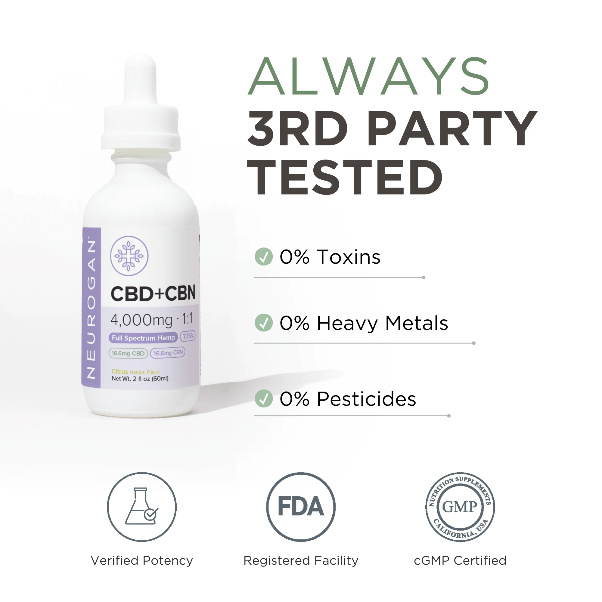 CBD + CBN Tincture for Sleep - Image 3